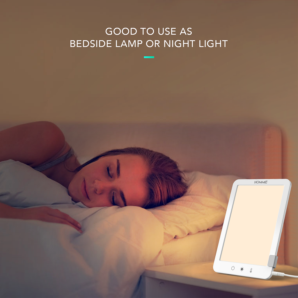 Sad Light Therapy Slim Light Box Hommie Day Light Therapy Lamp With