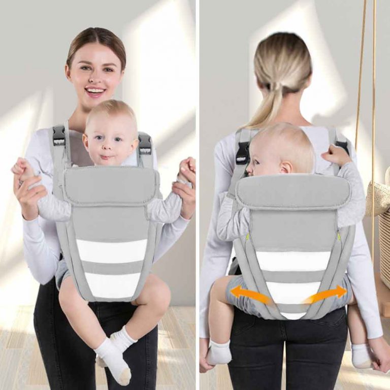 Hommie Ergonomic Baby Carrier, Four Position Soft Breathable Carrier ...