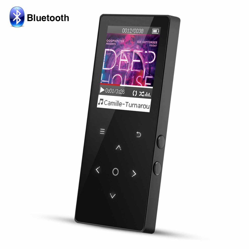 Bluetooth MP3 Player with Touch Screen plus Backlight, 1.8 Inch HD ...