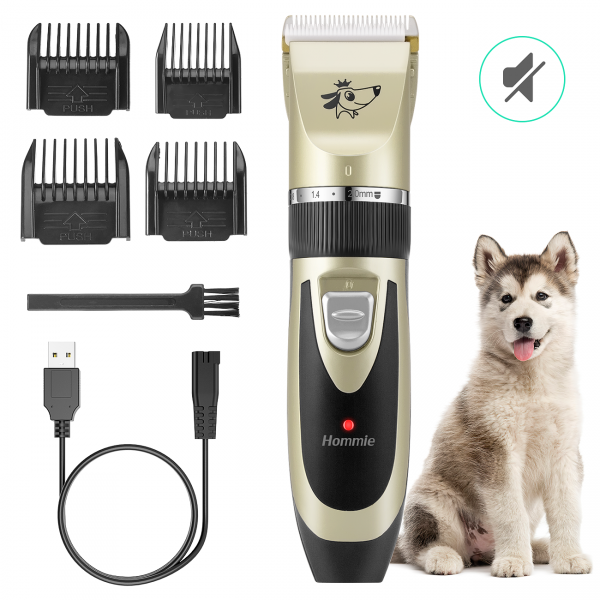 low noise cordless dog clippers